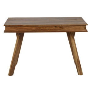 Spica Wooden Dining Table Medium In Natural Sheesham